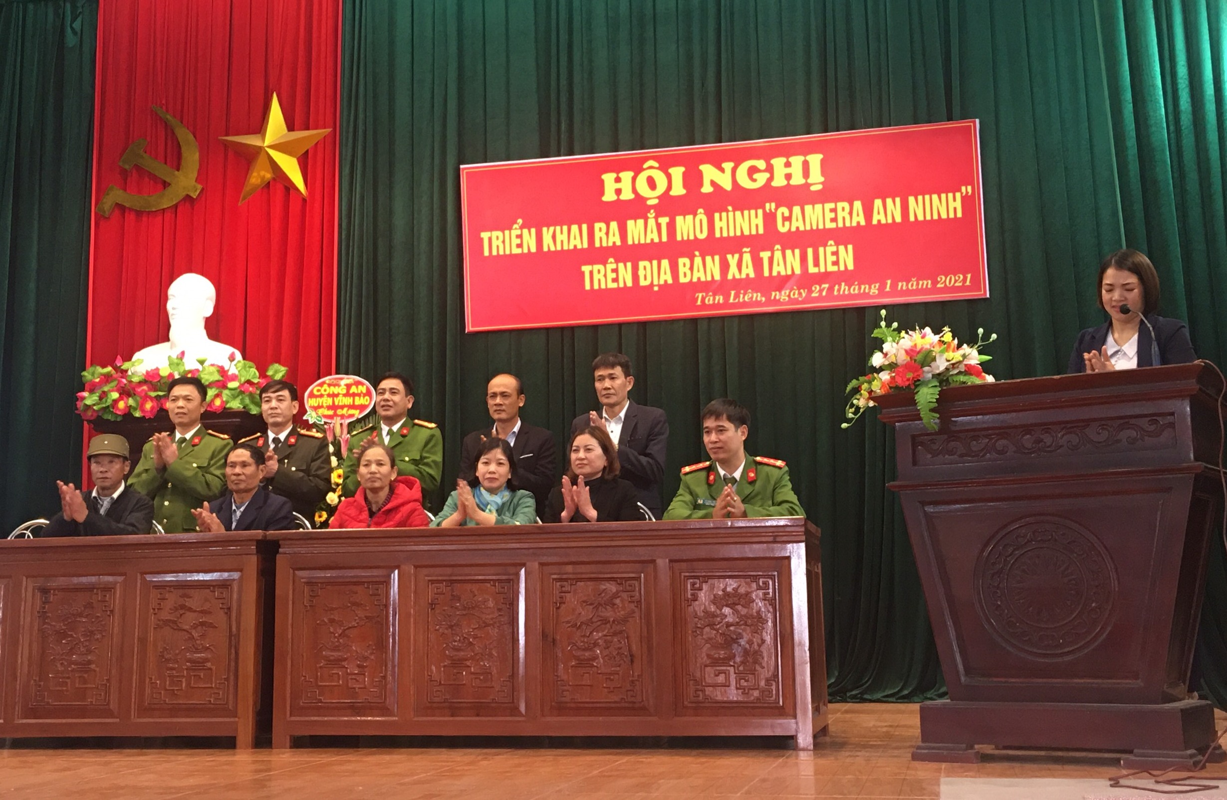 Xã Tân Liên: Triển khai mô hình “Camera an ninh” với 16 camera